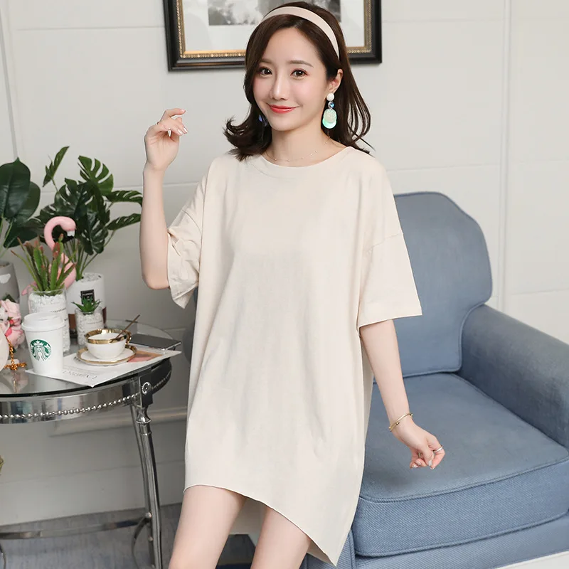 Pregnant WOMEN'S T-shirt Women's Summer Short Sleeve Mid-length Fashion Loose And Plus-sized Maternity Clothes Tops Skirt Fashio
Pregnant WOMEN'S T-shirt Women's Summer Short Sleeve Mid-length Fashion Loose And Plus-sized Maternity Clothes Tops Skirt Fashio