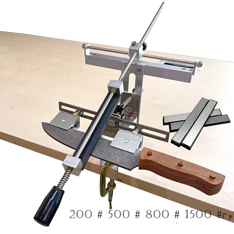 Fixed-angle sharpener PRO6 with flip double chuck mode Manual sharpener Diamond grindstone Professional fixed-angle sharpener
Fixed-angle sharpener PRO6 with flip double chuck mode Manual sharpener Diamond grindstone Professional fixed-angle sharpener