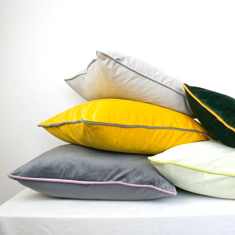 Multicolor Color Edges Velvet Cushion Cover Throw Pillow Case Chair/Sofa Pillow Cover No Balling-up Home Decor Without Stuffing
Multicolor Color Edges Velvet Cushion Cover Throw Pillow Case Chair/Sofa Pillow Cover No Balling-up Home Decor Without Stuffing