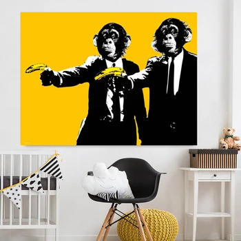 Banana Monkey Wall Pictures Creative Oil Painting Print Canvas Top Idea Decor Wall Art For Wall Painting No Framed
Banana Monkey Wall Pictures Creative Oil Painting Print Canvas Top Idea Decor Wall Art For Wall Painting No Framed