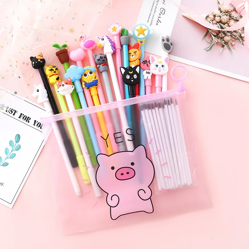 Kawaii cartoon gel pen Korean girl heart cute set pen personality student stationery set combination signature pen for boys girl
Kawaii cartoon gel pen Korean girl heart cute set pen personality student stationery set combination signature pen for boys girl