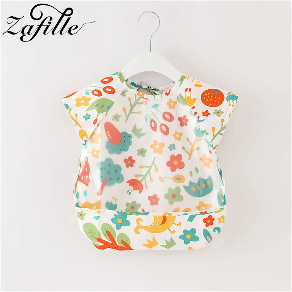 ZAFILLE Cute Cartoon Baby Stuff Waterproof Newborn Baby Bibs Short Sleeve Children Apron Kids Burp Cloth Baberos Baby Accessory
ZAFILLE Cute Cartoon Baby Stuff Waterproof Newborn Baby Bibs Short Sleeve Children Apron Kids Burp Cloth Baberos Baby Accessory