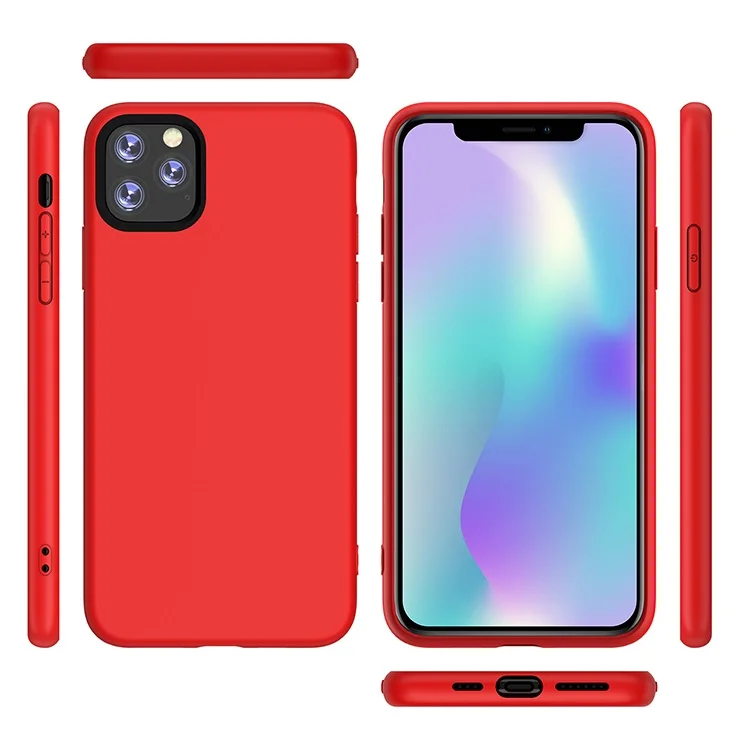 Жидкий силиконовый роскошный чехол для Iphone 11 Pro Max 7 8 Plus X XS XR 6 S противоударный Coque