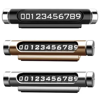 3 Color Car Temporary Parking Card Luminous Rotatable Creative Phone Number Plate Universal for All Cars Accessories
3 Color Car Temporary Parking Card Luminous Rotatable Creative Phone Number Plate Universal for All Cars Accessories