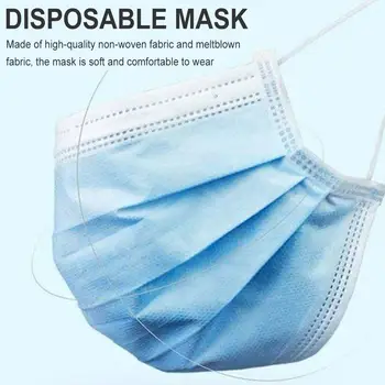 50PCS Disposable Masks Three-layer Dustproof Anti-fog Face Mouth Protection Cover For Outdoor Cycling Hiking Fast Delivery
50PCS Disposable Masks Three-layer Dustproof Anti-fog Face Mouth Protection Cover For Outdoor Cycling Hiking Fast Delivery