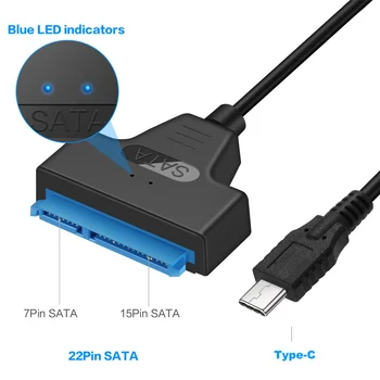 New USB 3.1 Type C to SATA III HDD SSD 2.5inch Hard Drive Adapter Cable 22-Pin DOM668
New USB 3.1 Type C to SATA III HDD SSD 2.5inch Hard Drive Adapter Cable 22-Pin DOM668