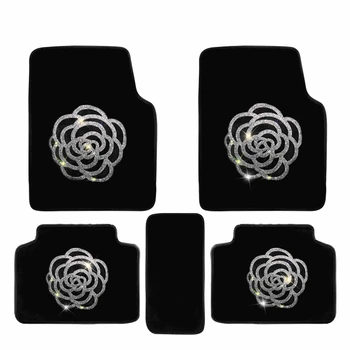 Luxury rhinestone diamond anti slip car floor mats girls women crown universal plush waterproof car foot mats 
Luxury rhinestone diamond anti slip car floor mats girls women crown universal plush waterproof car foot mats