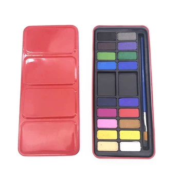 Watercolor Discs Paint Box Non-toxic Matte Watercolour Palette Art Supplies 18 Or 24 Colors Drawing
Watercolor Discs Paint Box Non-toxic Matte Watercolour Palette Art Supplies 18 Or 24 Colors Drawing