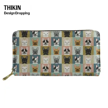 THIKIN Cute French Bulldog Printing Women Wallet with Coin Pocket Ladies Cluth Long PU Purse for Credit Card Females Moneybag
THIKIN Cute French Bulldog Printing Women Wallet with Coin Pocket Ladies Cluth Long PU Purse for Credit Card Females Moneybag