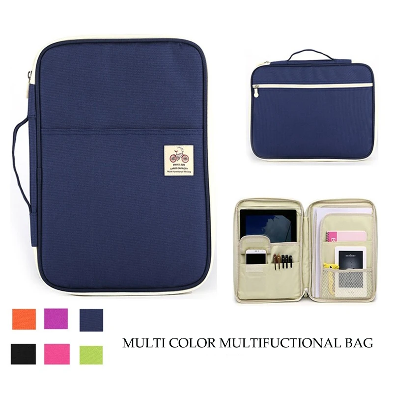 Multi-functional A4 Document Bags Portable Waterproof Oxford Cloth Bag For Notebooks Pens Computer Briefcase
Multi-functional A4 Document Bags Portable Waterproof Oxford Cloth Bag For Notebooks Pens Computer Briefcase