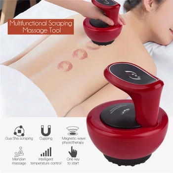 Electric Guasha Massager Ultrasonic RF Scraping Tool Fat Removal Body Slimming Stimulate Acupoint Detoxification Cupping Massage
Electric Guasha Massager Ultrasonic RF Scraping Tool Fat Removal Body Slimming Stimulate Acupoint Detoxification Cupping Massage