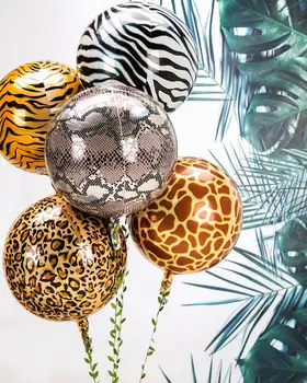 5pcs 22inch animal texture 4D Round Foil Balloons Wedding birthday party decoration Helium Globos Photo Props Baby Shower
5pcs 22inch animal texture 4D Round Foil Balloons Wedding birthday party decoration Helium Globos Photo Props Baby Shower