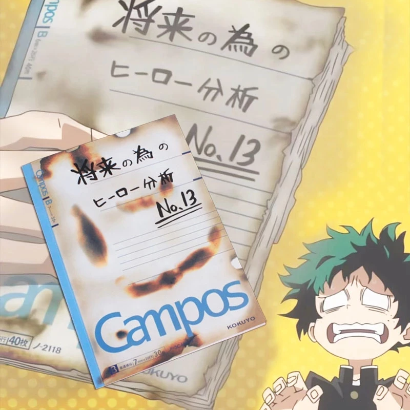 Anime My Hero Academia Cartoons Figure Cosplay Book Notebook Toys Writting Paper for Boys Student Birthday Gift | Игрушки и хобби