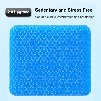Lanke Gel Seat Cushion, Non-Slip Cover Help In Relieving Back Pain & Sciatica Pain, Seat Cushion for The Car, Office, Chair.
Lanke Gel Seat Cushion, Non-Slip Cover Help In Relieving Back Pain & Sciatica Pain, Seat Cushion for The Car, Office, Chair.