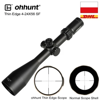 ohhunt Thin Edge 4-24X56 SF Hunting Riflescopes Side Parallax Mil Dot Glass Etched Reticle Turrets Lock Reset Shooting Scope
ohhunt Thin Edge 4-24X56 SF Hunting Riflescopes Side Parallax Mil Dot Glass Etched Reticle Turrets Lock Reset Shooting Scope