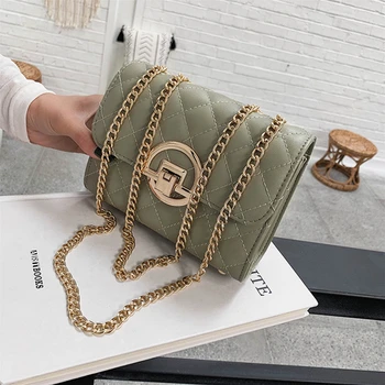 Women's Bag 2020 Luxury Shoulder Bag Leather Chain Messenger Bag Fashion Mini Bag Diamond Check Clutch Luxury Women Handbag 
Women's Bag 2020 Luxury Shoulder Bag Leather Chain Messenger Bag Fashion Mini Bag Diamond Check Clutch Luxury Women Handbag
