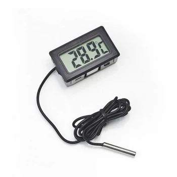 1m LCD Digital Thermometer Aquarium Refrigerator Water Temperature Gauge Thermometer Waterproof Probe Temp Sensor
1m LCD Digital Thermometer Aquarium Refrigerator Water Temperature Gauge Thermometer Waterproof Probe Temp Sensor