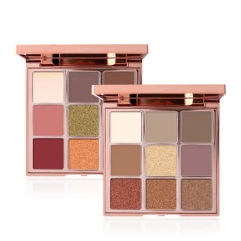 9-color Eyeshadow Palette Waterproof Smudge-proof Long-lasting Brighten Shimmer Matte Eye Shadow Make Up Palette 
9-color Eyeshadow Palette Waterproof Smudge-proof Long-lasting Brighten Shimmer Matte Eye Shadow Make Up Palette