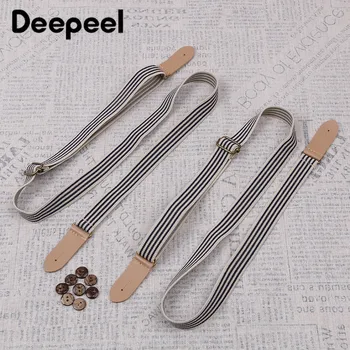 Deepeel 1pc 2*110cm Polyester Elastic Adjustable Strap 4 Clip Buckles Suspenders Non-slip Shoulder Strap Decoration Accessories
Deepeel 1pc 2*110cm Polyester Elastic Adjustable Strap 4 Clip Buckles Suspenders Non-slip Shoulder Strap Decoration Accessories