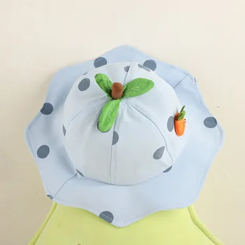 Children's Baby Hat Spring and Summer New Wave Point Strawberry Basin Hat Cartoon Big Brim Shade Fisherman Hat
Children's Baby Hat Spring and Summer New Wave Point Strawberry Basin Hat Cartoon Big Brim Shade Fisherman Hat