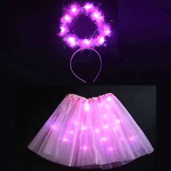 Women Girl Angel LED Light Wire Tutu Halo Ring Headband Costume Birthday Glow Party Skirt Wedding Christmas
Women Girl Angel LED Light Wire Tutu Halo Ring Headband Costume Birthday Glow Party Skirt Wedding Christmas