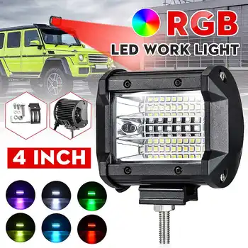 12V 24V 4" 72W Car Led Light Bar Work Light Bar RGB Led Spot Light Bar Spot Beam for Jeep Offroad Tractor Truck 4x4 SUV ATV
12V 24V 4" 72W Car Led Light Bar Work Light Bar RGB Led Spot Light Bar Spot Beam for Jeep Offroad Tractor Truck 4x4 SUV ATV
