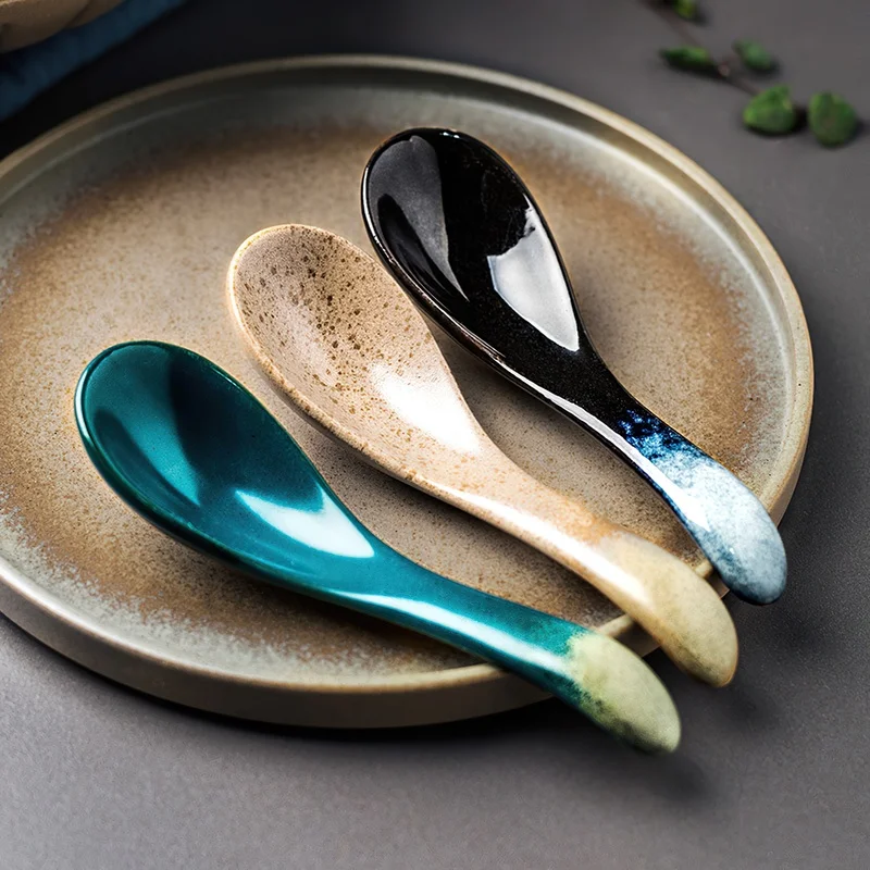 Ceramic Spoon Tableware Japanese Environmental Protection Ladle Bone China Soup Rice Scoop Restaurant Household Kitchenware
Ceramic Spoon Tableware Japanese Environmental Protection Ladle Bone China Soup Rice Scoop Restaurant Household Kitchenware