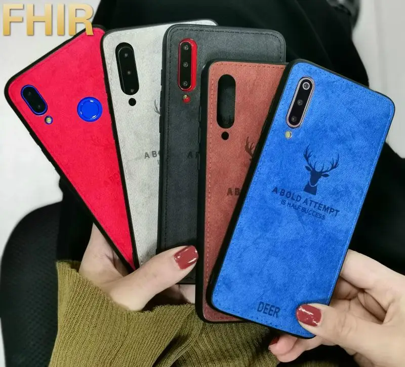 Классические тканевые Чехлы для Xiaomi Redmi k30 K20 Pro Note8 Note7 8 8A 7 7A 5Plus Противоударная