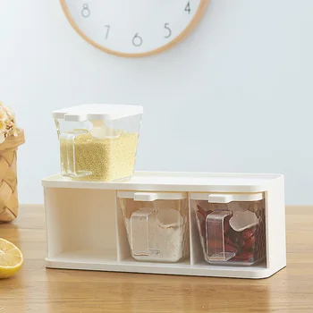 Kitchen European Crystal Rotatable Seasoning Box Creative Vertical Multi-layer transparent spice jar mark Sauce jars storage
Kitchen European Crystal Rotatable Seasoning Box Creative Vertical Multi-layer transparent spice jar mark Sauce jars storage