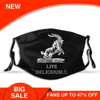Goat Mouth Face Mask Live Deliciously Facial Mask with 2 Filters Nice for Adult Polyester Mask
Goat Mouth Face Mask Live Deliciously Facial Mask with 2 Filters Nice for Adult Polyester Mask
