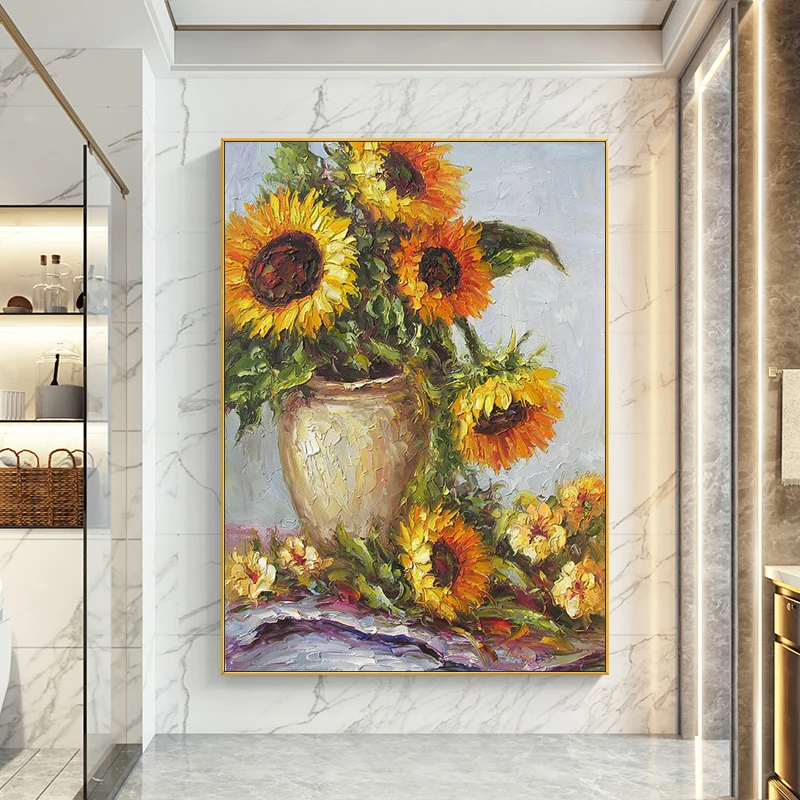 Abstract 3D Knife Flower Oil Painting On Canvas Handmade Thick Texture Canvas Painting Wall Art Picture For Home Wall Decoration
Abstract 3D Knife Flower Oil Painting On Canvas Handmade Thick Texture Canvas Painting Wall Art Picture For Home Wall Decoration