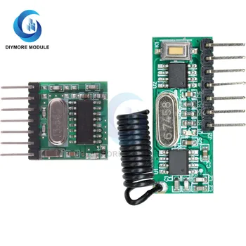 TX118SA-4 RX480-E4 433mhz Transmitter Receiver Decoding Module DC 3V-24V 4 Channel for Remote Control Switching DIY Kit
TX118SA-4 RX480-E4 433mhz Transmitter Receiver Decoding Module DC 3V-24V 4 Channel for Remote Control Switching DIY Kit