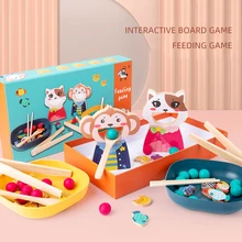 WEMMICKS Montessori Puzzle Toys Kid Simulation Feeding Game Life Skills Training Interaction Toy Chopsticks Spoon Practice Toy
WEMMICKS Montessori Puzzle Toys Kid Simulation Feeding Game Life Skills Training Interaction Toy Chopsticks Spoon Practice Toy