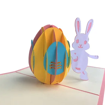 Free shipping rabbit egg paper-cut carving Easter birthday gift home life decorations and ornaments 3D greeting card
Free shipping rabbit egg paper-cut carving Easter birthday gift home life decorations and ornaments 3D greeting card