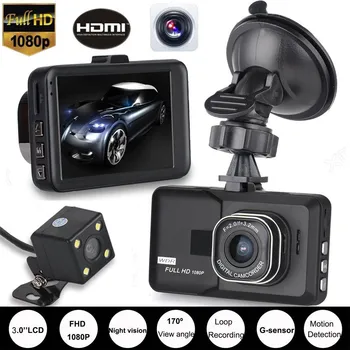 NEW Style 3 Inch LCD Screen 170 Degree Dual Lens HD 1080P Camera Car DVR Vehicle Video Dash Cam Recorder G-Sensor
NEW Style 3 Inch LCD Screen 170 Degree Dual Lens HD 1080P Camera Car DVR Vehicle Video Dash Cam Recorder G-Sensor