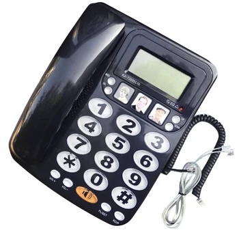 New Large Button Corded Phone With Caller ID Display Speed Dial Function Caller ID Telephone Home Office Telephone
New Large Button Corded Phone With Caller ID Display Speed Dial Function Caller ID Telephone Home Office Telephone