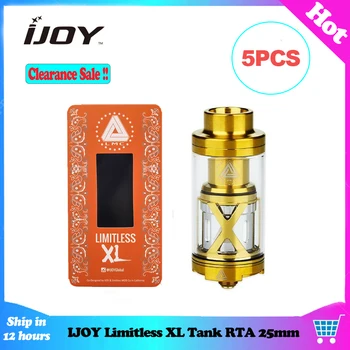 5PCS IJOY Limitless XL Tank Atomizer 25mm 50W-215W 4ml Capacity Airflow Rebuildable Atomizer vs Unity RTA E Cigarette Vape Tank
5PCS IJOY Limitless XL Tank Atomizer 25mm 50W-215W 4ml Capacity Airflow Rebuildable Atomizer vs Unity RTA E Cigarette Vape Tank