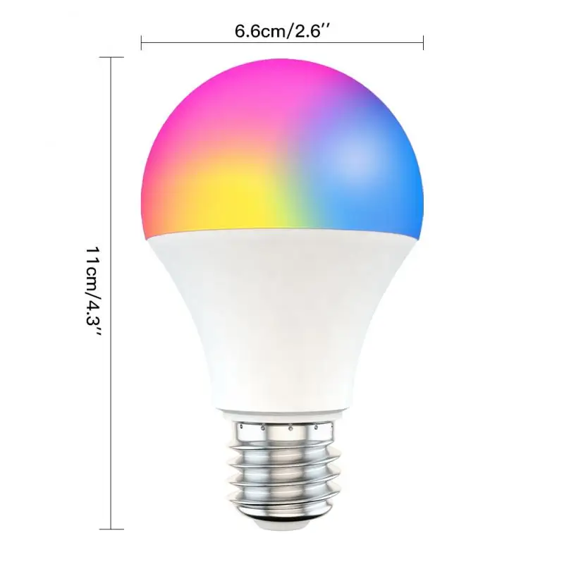 New 15W E27 B22 Smart WiFi Bulb RGB+CCT Mobile App Remote Control Dimmable Smart Home Timing Voice Bulb With Alexa Google Home
New 15W E27 B22 Smart WiFi Bulb RGB+CCT Mobile App Remote Control Dimmable Smart Home Timing Voice Bulb With Alexa Google Home