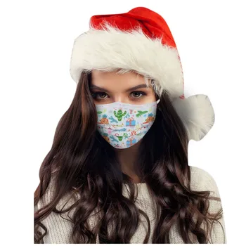 Christmas Printing Mask 50/100pc Adult Disposable Earloops Protection mouth face Mask Elastic 3 Layers Ply Filter Elastic mask
Christmas Printing Mask 50/100pc Adult Disposable Earloops Protection mouth face Mask Elastic 3 Layers Ply Filter Elastic mask