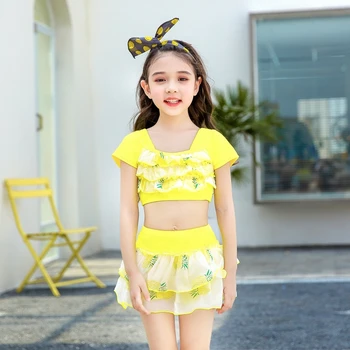 Cute Sweet Printed Strawberry Pineapple Split Princess Dress Top Swimsuit Set Girls Summer Swimming Clothes
Cute Sweet Printed Strawberry Pineapple Split Princess Dress Top Swimsuit Set Girls Summer Swimming Clothes