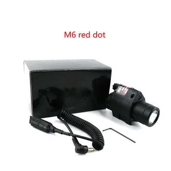 Outdoor hot tactical light flashlight Aiming red laser M6 flashlight with rat tail One under the hanging M6 flashlight
Outdoor hot tactical light flashlight Aiming red laser M6 flashlight with rat tail One under the hanging M6 flashlight
