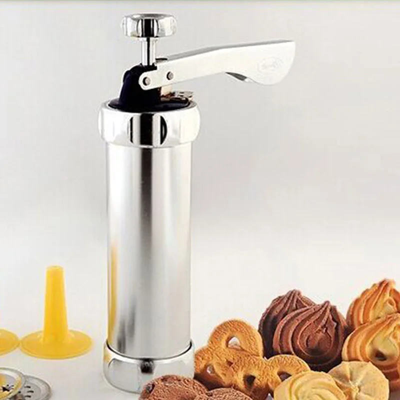 DIY Biscuit Machine Cookie Maker Kitchen Cookie Mold Gun High Quality Kitchen Tools Cookie Presser 
DIY Biscuit Machine Cookie Maker Kitchen Cookie Mold Gun High Quality Kitchen Tools Cookie Presser
