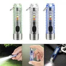 S11 Portable Mini SST20 LED Flashlight 11 Light Mode Keychain Flashlight with TypeC Direct Charge Multi-function Light Source
S11 Portable Mini SST20 LED Flashlight 11 Light Mode Keychain Flashlight with TypeC Direct Charge Multi-function Light Source