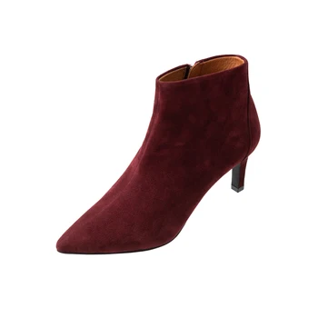 Genuine Leather Luxury Office Formal Wedding Party Original Design by WayneFlex red heels pointed ankle boots female stiletto
Genuine Leather Luxury Office Formal Wedding Party Original Design by WayneFlex red heels pointed ankle boots female stiletto