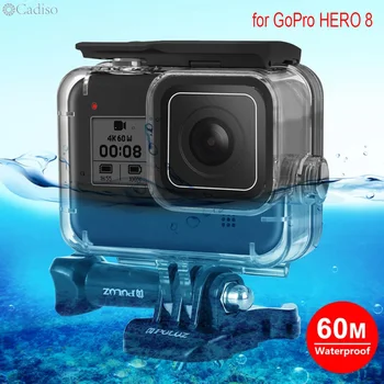 Cadiso 60M Underwater Diving Waterproof Housing Cover Shell Case for GoPro HERO 8 Black Camera Swimming go pro Accessories
Cadiso 60M Underwater Diving Waterproof Housing Cover Shell Case for GoPro HERO 8 Black Camera Swimming go pro Accessories