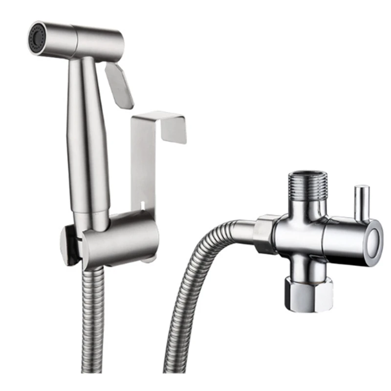 Handheld Bidet Sprayer Set Stainless Steel Hand Bidet Faucet for Bathroom Hand Sprayer Shower Head Self Cleaning 7/8 Adapter
Handheld Bidet Sprayer Set Stainless Steel Hand Bidet Faucet for Bathroom Hand Sprayer Shower Head Self Cleaning 7/8 Adapter