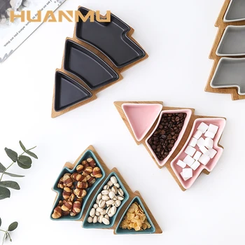2020 Christmas Tree Snack Plate Ceramic Dessert Special Dishes Tableware Fruit Plates 3 Grids With Wooden Pallet Candy Dish
2020 Christmas Tree Snack Plate Ceramic Dessert Special Dishes Tableware Fruit Plates 3 Grids With Wooden Pallet Candy Dish