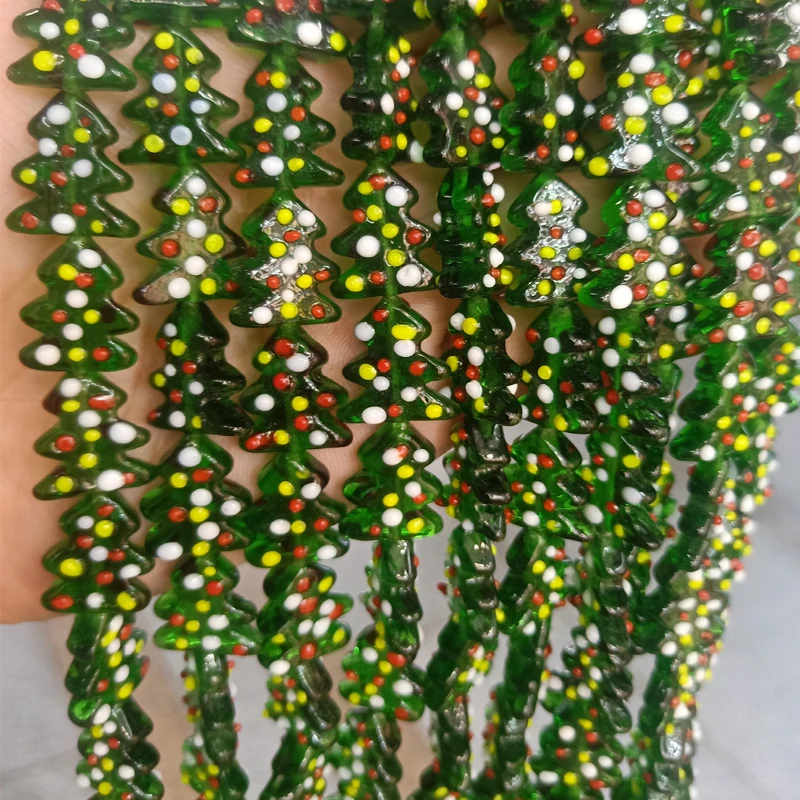 5pcs 16x14mm Green Christmas Tree Lampwork Beads Fashion DIY Loose Bead Jewelry Making Accessories
5pcs 16x14mm Green Christmas Tree Lampwork Beads Fashion DIY Loose Bead Jewelry Making Accessories