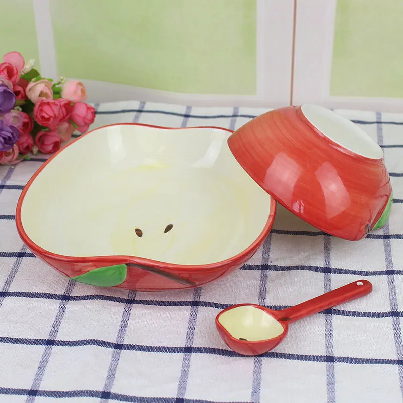 Fashion Simple Daily Ceramic Fruit Bowl Beautiful Tableware 3 Piece Set Cute Children Tableware Creative Cartoon Cute Bowl
Fashion Simple Daily Ceramic Fruit Bowl Beautiful Tableware 3 Piece Set Cute Children Tableware Creative Cartoon Cute Bowl