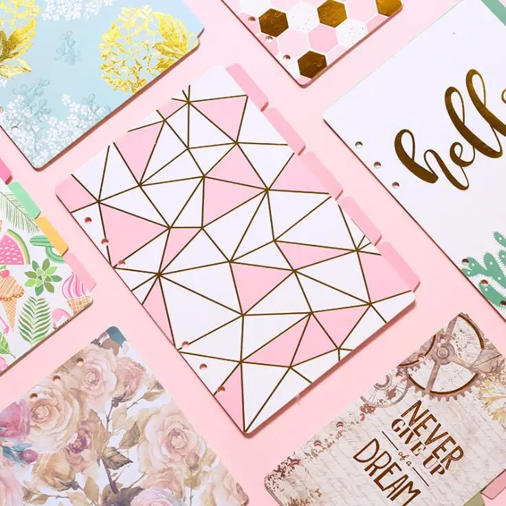5pcs Vintage Flower Kawaii A5 A6 Loose Leaf Spiral Binder Index Separator Page Dividers For Lovedoki Diary Book Stationery
5pcs Vintage Flower Kawaii A5 A6 Loose Leaf Spiral Binder Index Separator Page Dividers For Lovedoki Diary Book Stationery